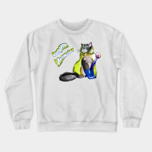 Dungeon meowster pretty kitty Crewneck Sweatshirt